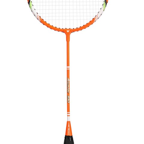 ALUMTEC 330K ZESTAW RAKIET DO BADMINTONA NIEBIESKI+ORANGE WISH