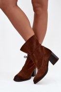 Botki Model Zazoo 1151 Brown - Step in style