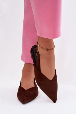 Baleriny Model Palerra P-1502 Czekolada - Step in style