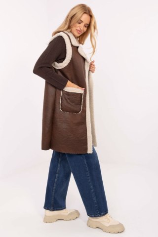 Kamizelka Model IT-KZ-96916.68 Brown - Factory Price