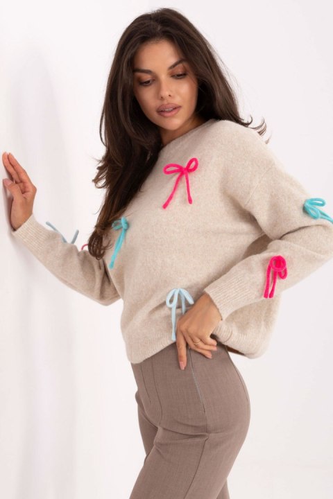 Sweter Damski Model PM-SW-SC82.41 Light Beige - Factory Price