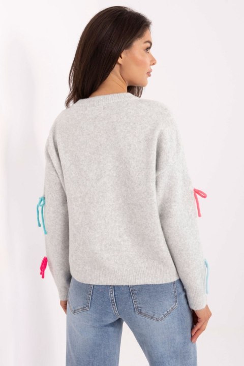 Sweter Damski Model PM-SW-SC82.41 Light Grey - Factory Price