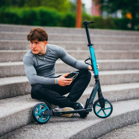 HM124T TURQUOISE HULAJNOGA Z HAMULCEM TARCZOWYM  NILS EXTREME