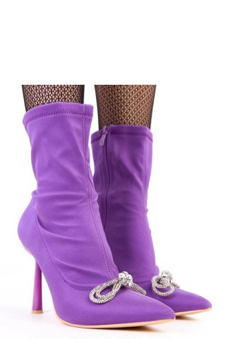 Botki Model Bellana 2I5C-AX5301-03 Violet - Solea