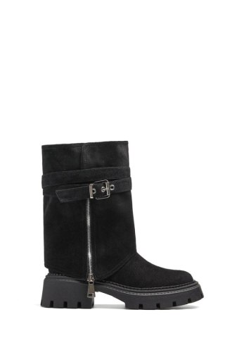 Botki Model Edna BY6902 Black - Solea