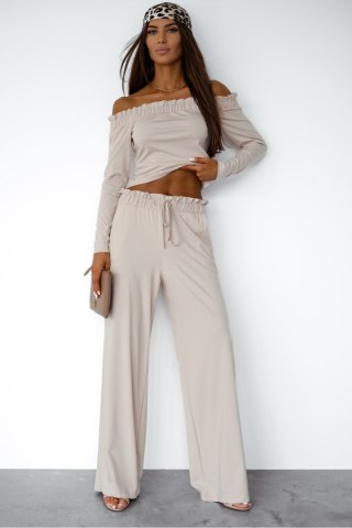 Spodnie Komplet Model Avila 295620506 Beige - LaBalancia