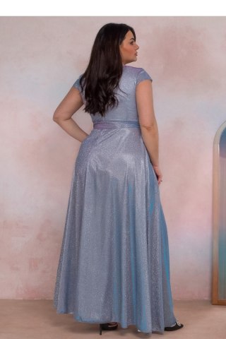 Sukienka Model Amanda Lux 02024. Błekit/Pink - With You