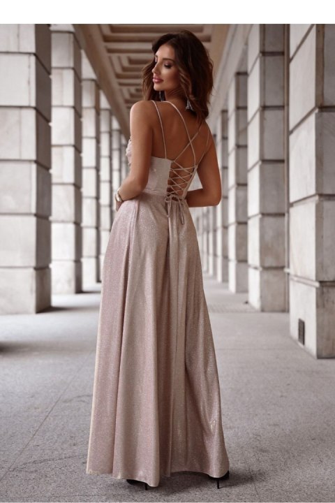 Sukienka Model Valeria Lux 001171. Gold - With You