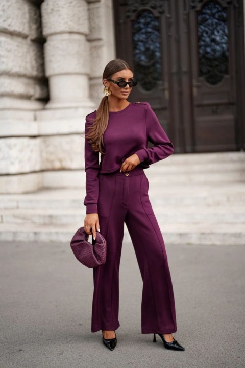 Spodnie Komplet Model Carmen 386129216 Violet - LaBalancia