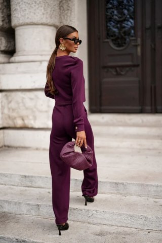 Spodnie Komplet Model Carmen 386129216 Violet - LaBalancia