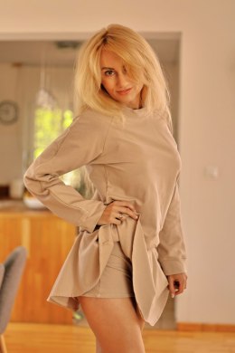 Spodnie Spódnicospodnie Model Nai Beige - Mirale