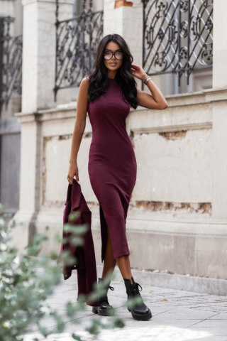 Sukienka Komplet Model Ellie 37009467 Bordo - LaBalancia