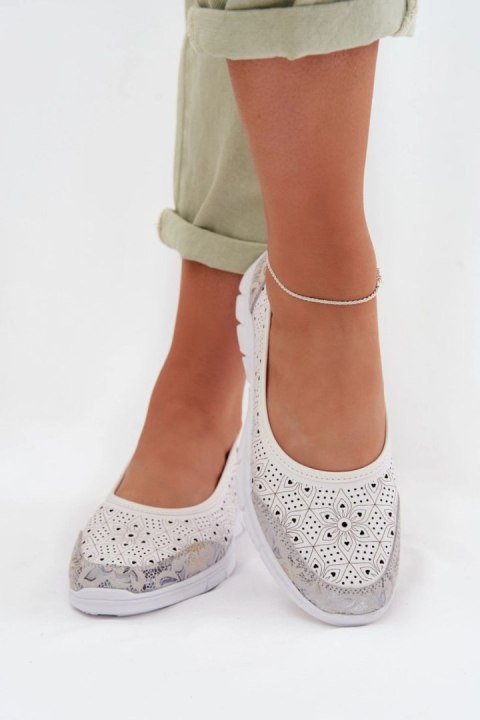 Baleriny Model S.Barski GR61-5973 White - Step in style