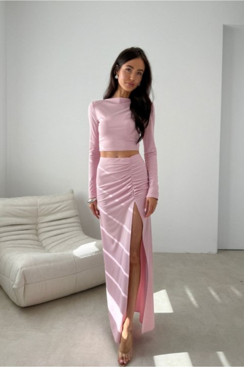 Bluzka Model Linnea ROZ BLU0235 Pink - Roco Fashion