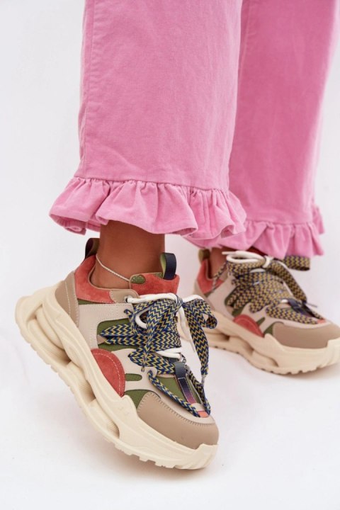 Buty Sportowe Model DA CR61-3133 Beige - Step in style