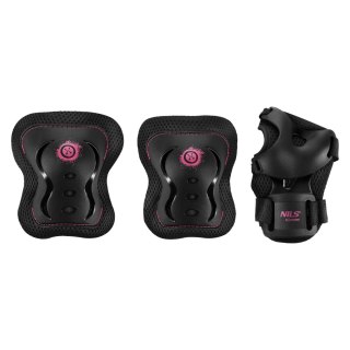 H320 ZESTAW OCHRANIACZY FLY RÓŻOWY ROZM. S NILS EXTREME