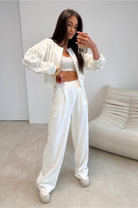 Kurtka Damska Model Coraline EKR KUR0036 Ecru - Roco Fashion