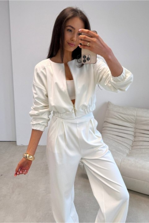 Kurtka Damska Model Coraline EKR KUR0036 Ecru - Roco Fashion