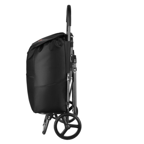 NC4303 WÓZEK NA ZAKUPY Z SIEDZISKIEM 40L CZARNY NILS