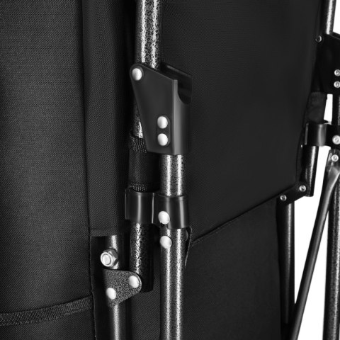 NC4303 WÓZEK NA ZAKUPY Z SIEDZISKIEM 40L CZARNY NILS