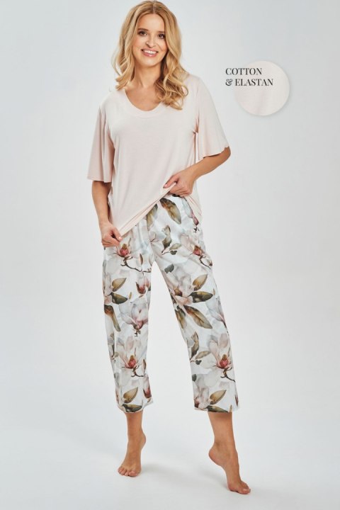 Piżama Damska Model Afrodyta 3535 Beige - Taro