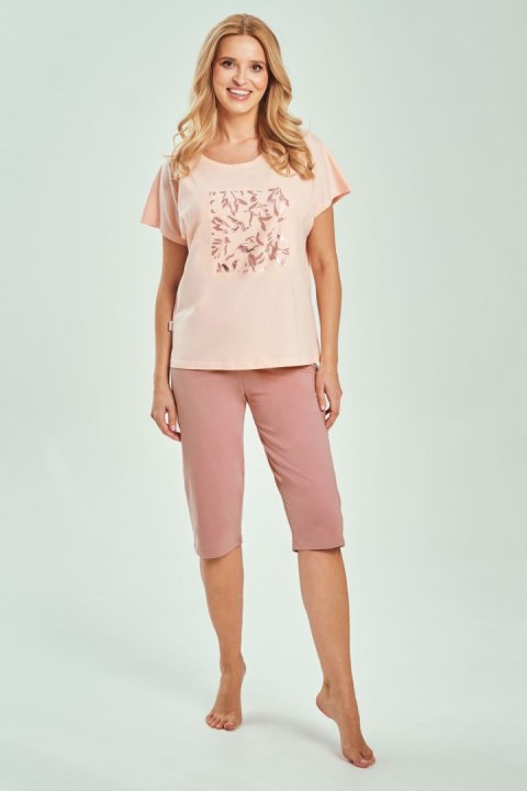 Piżama Damska Model Valentina 3523 Morela - Taro