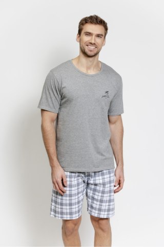 Piżama Męska Model Eliot 3583 Melange Grey - Taro
