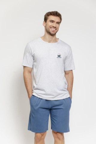 Piżama Męska Model Gabriel 3576 Grey Melange - Taro