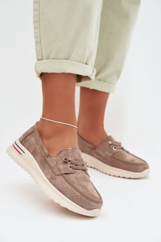 Półbuty Model Selorette 26PB18-29 Beige - Step in style