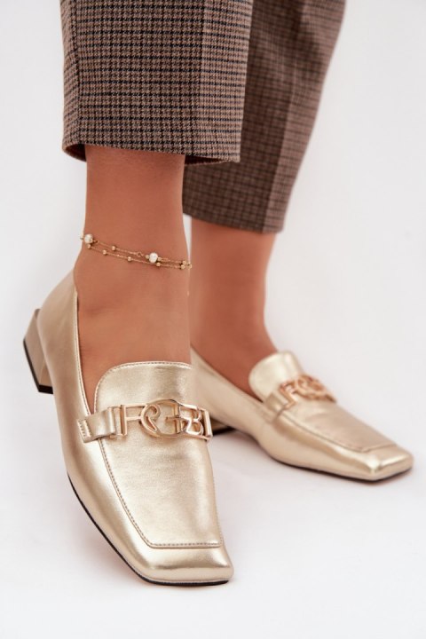 Sandał Mokasyny Model DA CR61-3125 Gold - Step in style