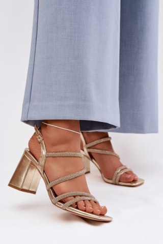 Sandały Model Brelia X8469 Gold - Step in style