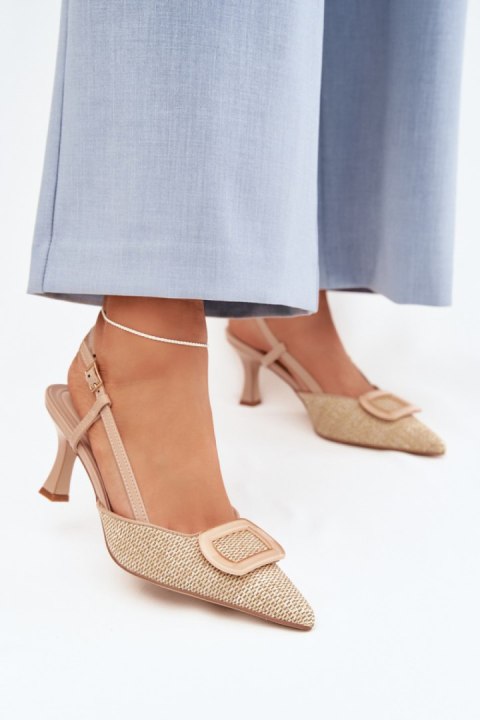 Sandały Model Eslina 6371 Nude - Step in style