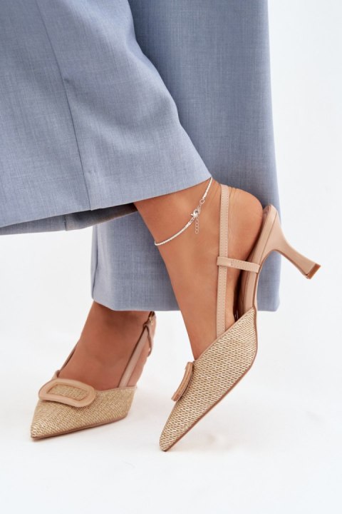 Sandały Model Eslina 6371 Nude - Step in style