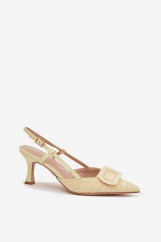 Sandały Model Eslina 6371 Yellow - Step in style