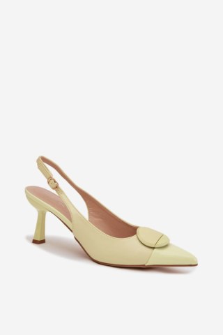 Sandały Model Mariae 6361 Yellow - Step in style