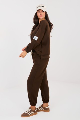 Spodnie Komplet Model IT-KMPL-9781.15 Dark Brown - Italy Moda