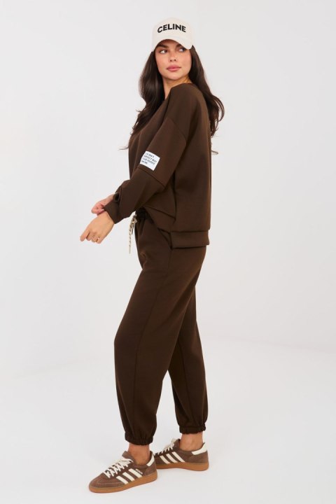 Spodnie Komplet Model IT-KMPL-9781.15 Dark Brown - Italy Moda