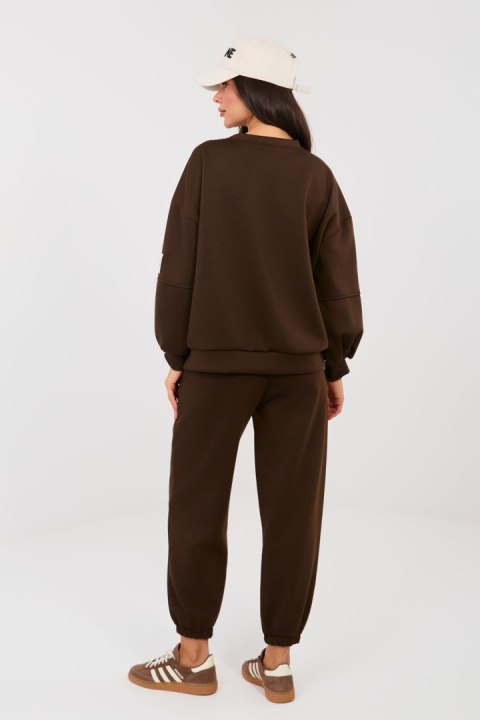 Spodnie Komplet Model IT-KMPL-9781.15 Dark Brown - Italy Moda