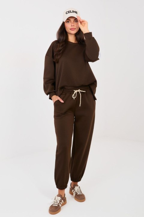 Spodnie Komplet Model IT-KMPL-9781.15 Dark Brown - Italy Moda