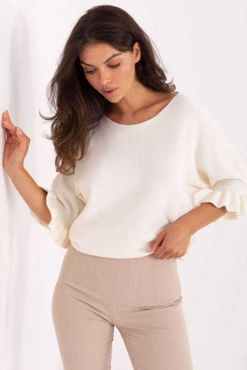 Sweter Damski Model IT-SW-99244.65 Ecru - Italy Moda