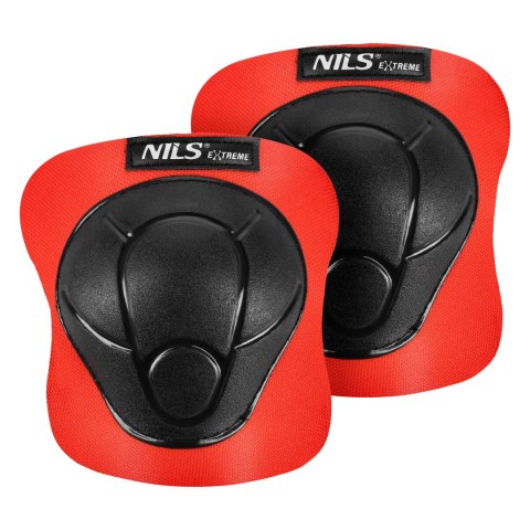 H210 ZESTAW OCHRANIACZY CZERWONY ROZM. XS NILS EXTREME