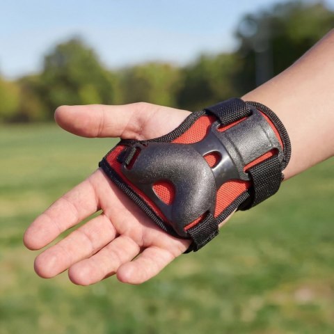 H210 ZESTAW OCHRANIACZY CZERWONY ROZM. S NILS EXTREME