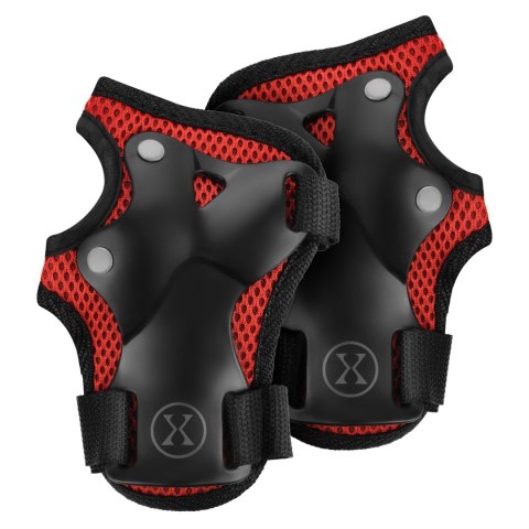 H320 ZESTAW OCHRANIACZY CZERWONY ROZM. L NILS EXTREME