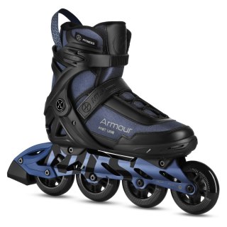 NA22151 ŁYŻWOROLKI ARMOUR GRANATOWE ROZM. 45 NILS EXTREME