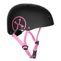 MTW001-1 KASK CZARNO-RÓŻOWY ROZM. XS(48-52CM) NILS EXTREME