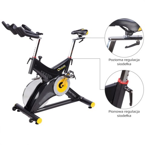 SW7200 ROWER STACJONARNY KOLARSKI Z OPOREM MECHANICZNYM 22KG HMS PREMIUM