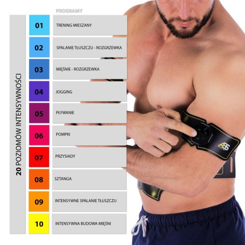 ABS MASTER PRO SUPER ELEKTROSTYMULATOR MIĘŚNI HMS