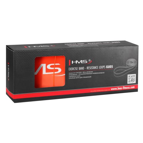 GU05 ORANGE 101 x 4.5 x 2080 MM GUMA DO ĆWICZEŃ HMS