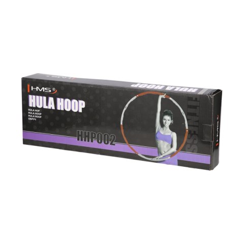 HHP002 RED-GREY HULA HOP 1,2KG 100CM HMS