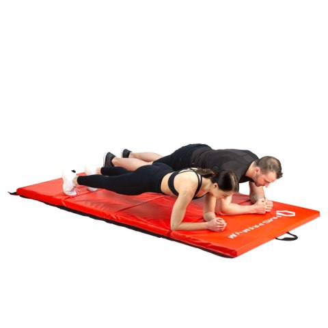 MGS01 RED MATERAC GIMNASTYCZNY SKŁADANY 2400x1200 MM HMS PREMIUM
